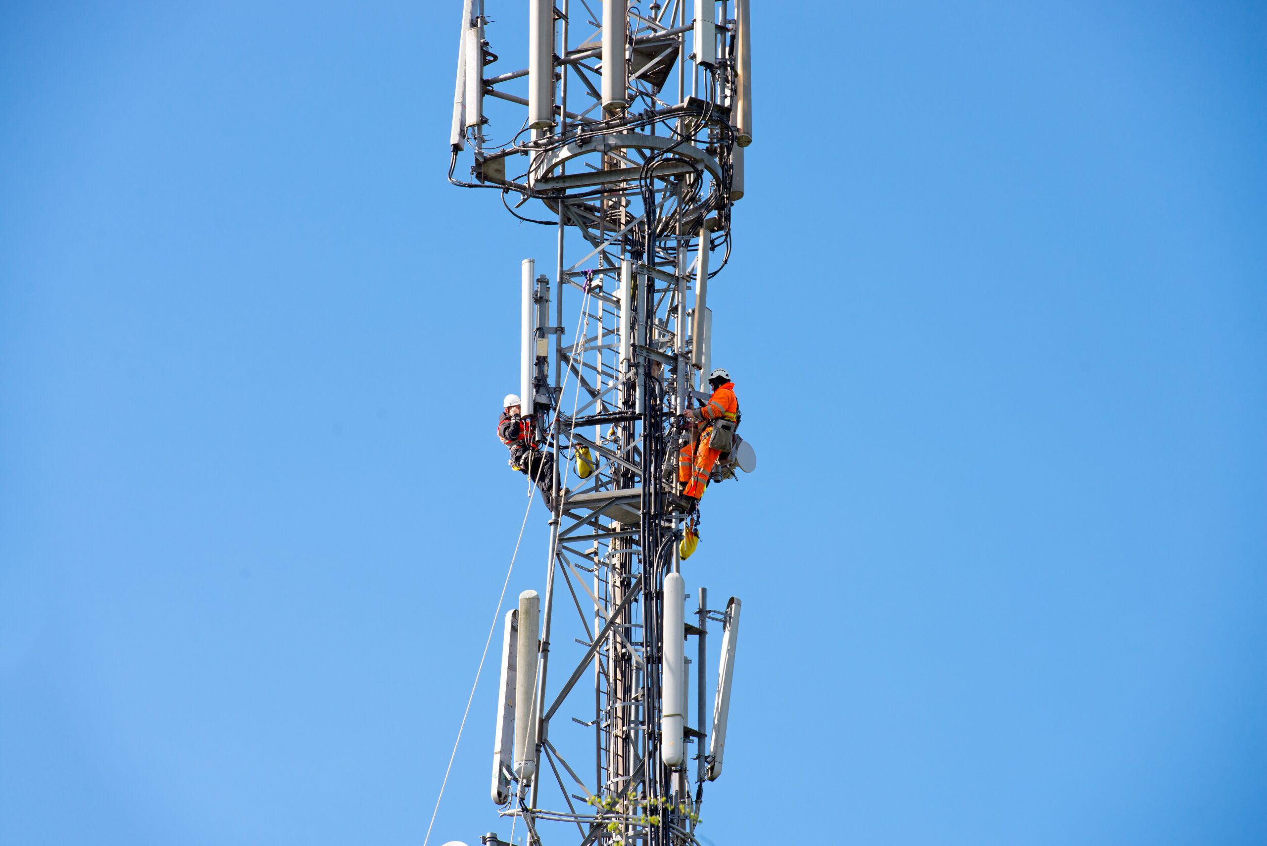 A DC Power System tower for telecommunications that an electrician can now maintain after upskilling in the relevant courses.